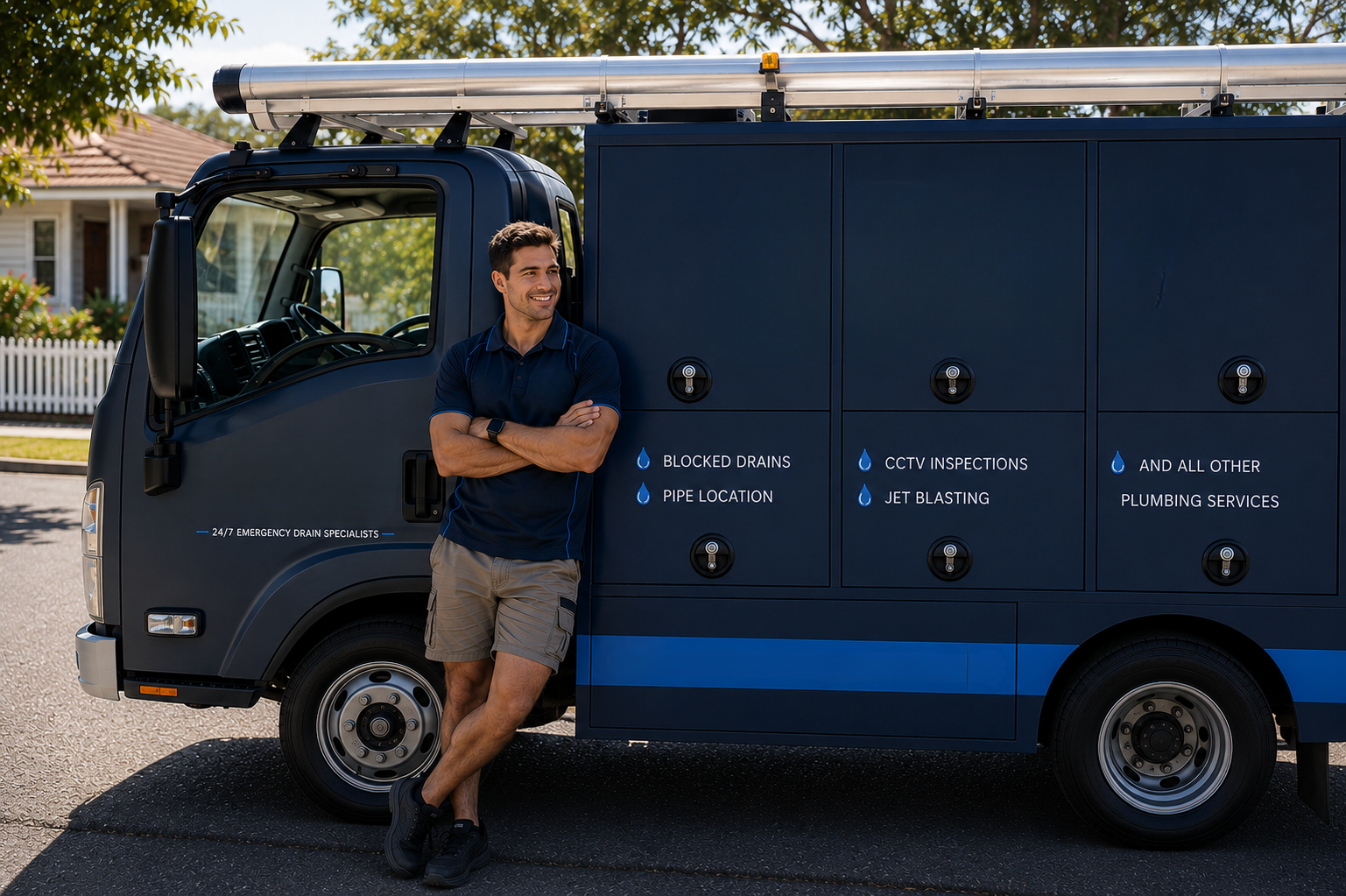 Plumber with Box Hill Blocked Drains van